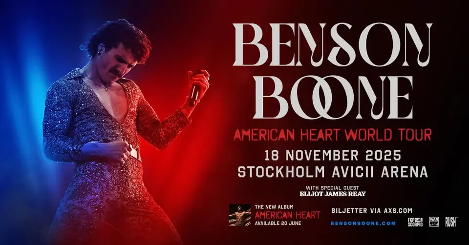 Benson Boone + Special Guest: Elliot James Reay | Stockholm