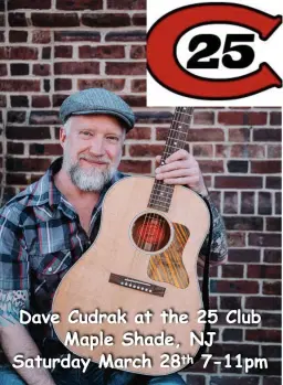 Dave Cudrak at Maple Shade 25 Club
