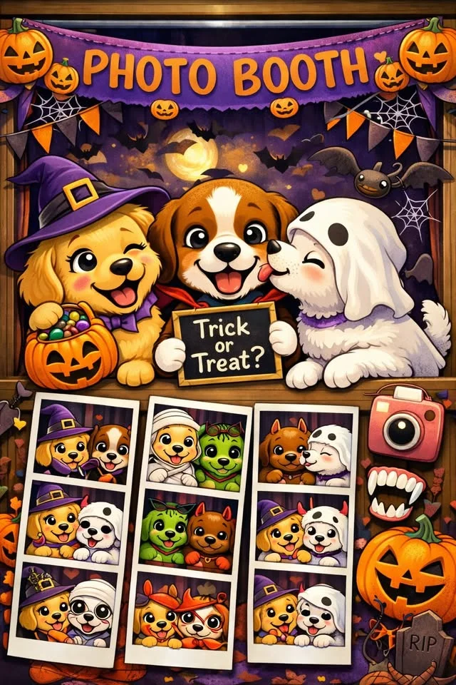 Halloween Photo Booth @ Auntie Jennies
