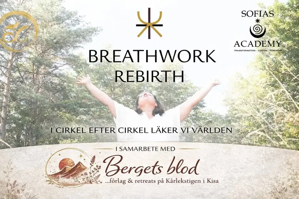 Breathwork med Sofia Cerne! Ett evenemang på Kisas finaste adress - din nya retreat i Kisa.