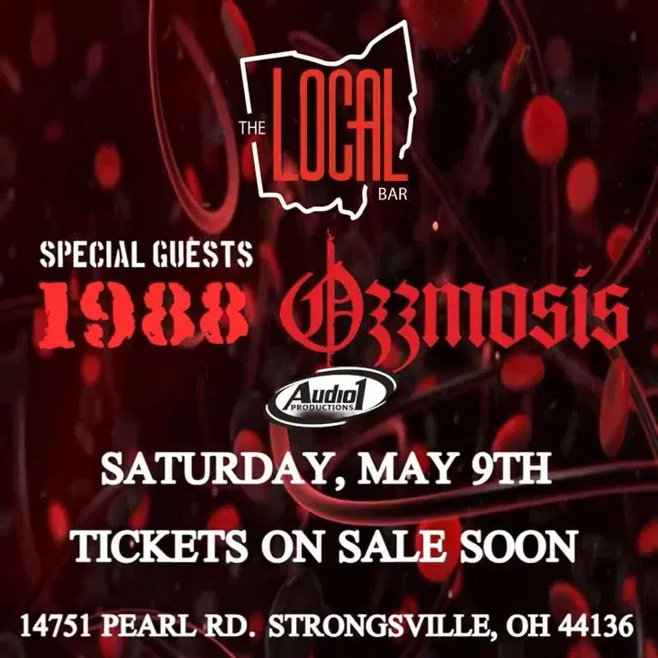 OZZMOSIS “OZZY OSBOURNE TRIBUTE” WITH SPECIAL GUESTS 1988 RETURN