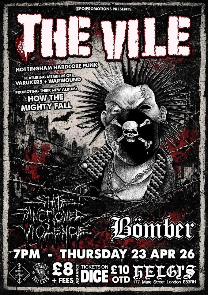 THE VILE + STATE SANCTIONED VIOLENCE + BÖMBER