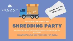 Drive-up Drop-off FREE Shred event