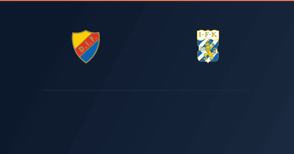 Djurgården vs IFK Göteborg