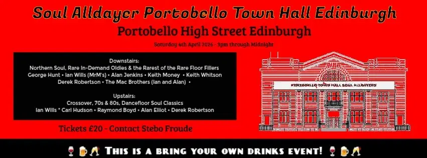 PORTOBELLO EDINBURGH SOUL ALLDAYER