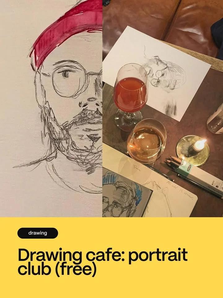 Drawing cafe: portraits (free)