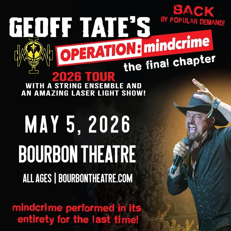 Geoff Tate's Operation: Mindcrime - The Final Chapter at Bourbon Theatre