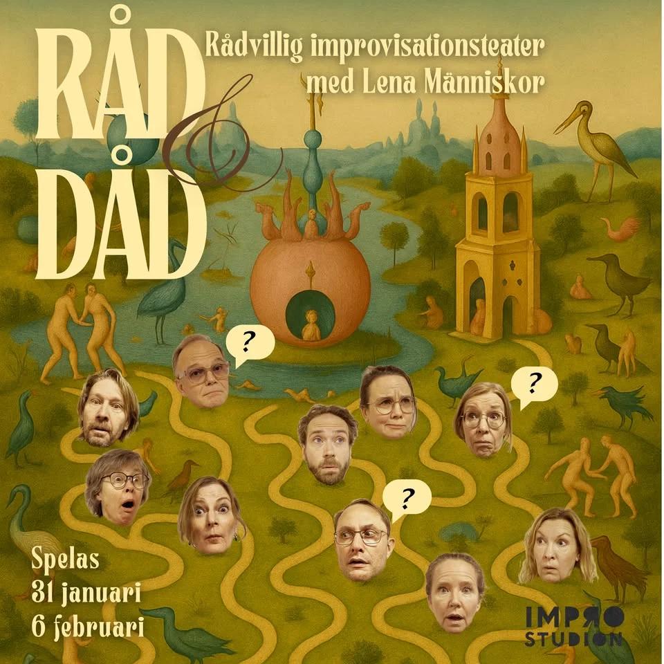 RÄd & DÄd - rÄdvillig improvisationsteater med Lena MÀnniskor