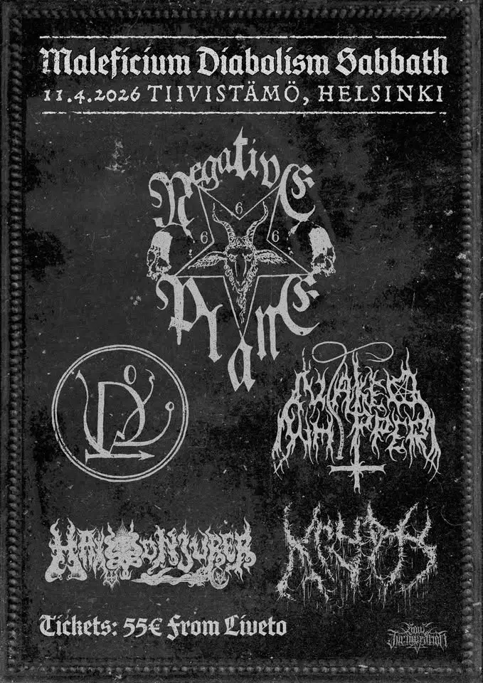 Maleficium Diabolism Sabbath @ Tiivistämö, HKI 11.4.2026