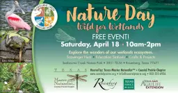 FREE Wild for Wetlands Nature Day, Saturday April 18th
