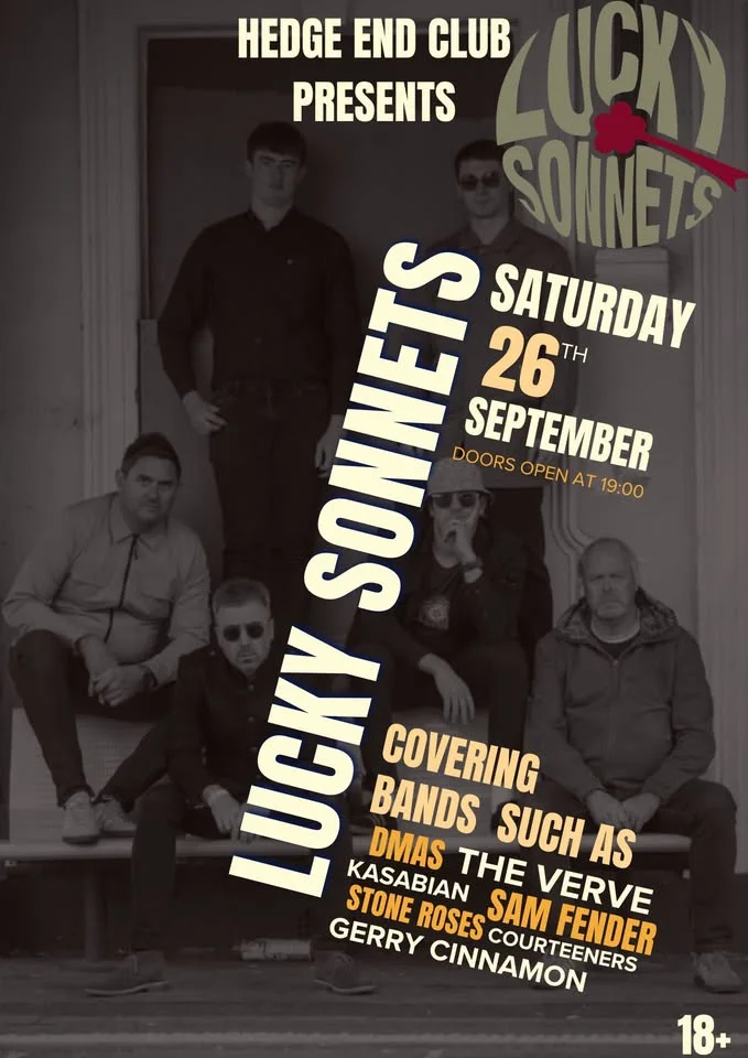 L U C K Y S O N N E T S - Live at Hedge End Club