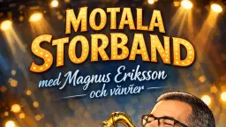 Motala Storband med Magnus Eriksson med vänner