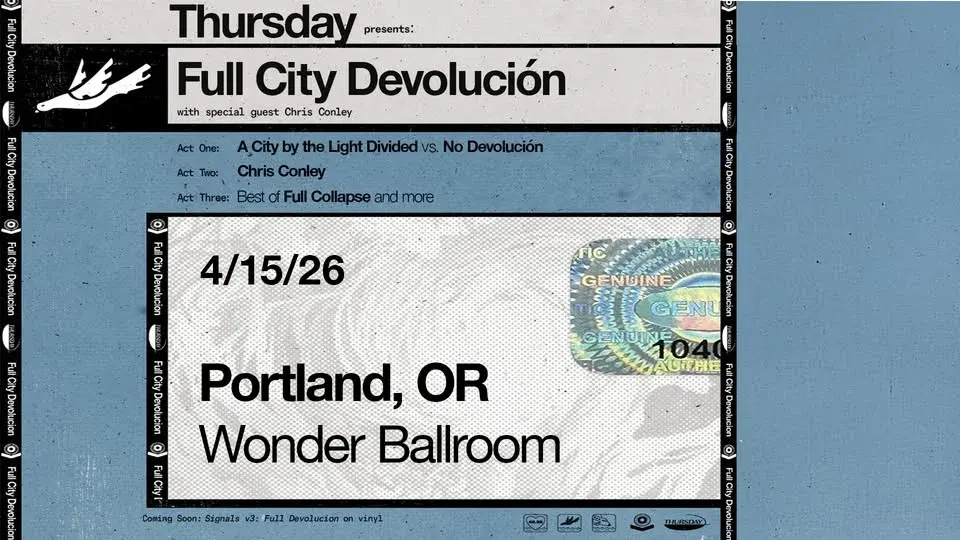 Thursday | Wed Apr 15, 2026 | Wonder Ballroom