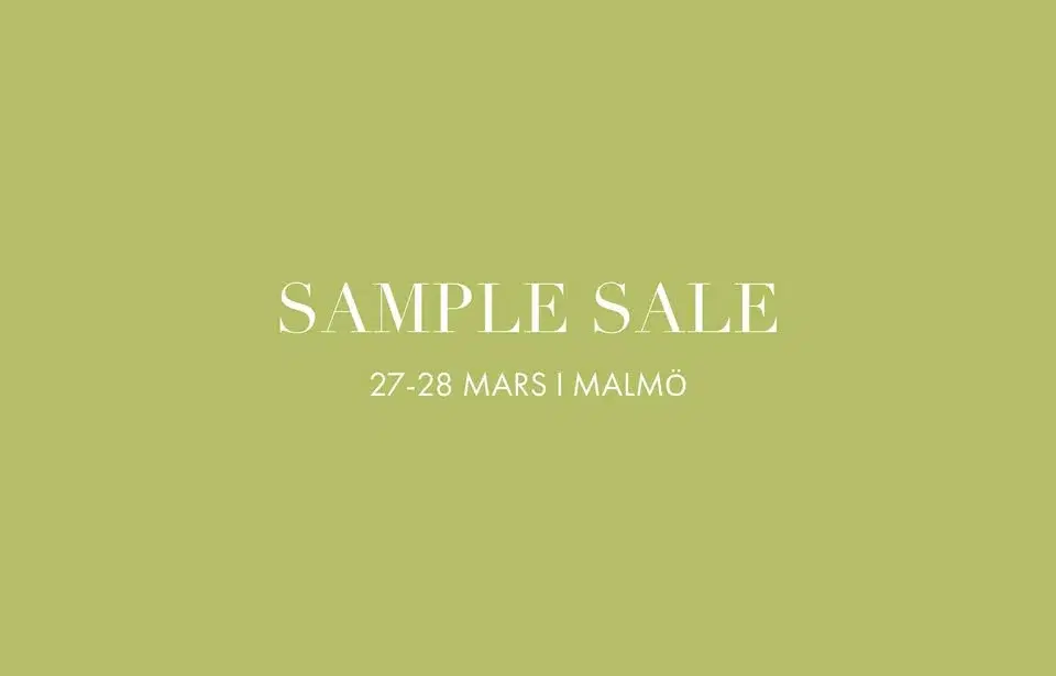 SAMPLE SALE CAROLINE SVEDBOM