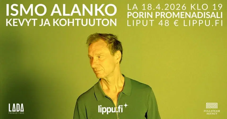 Ismo Alanko - Kevyt ja kohtuuton | Porin Promenadikeskus