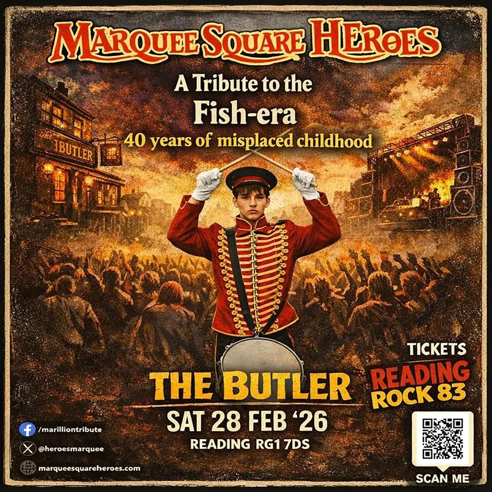 Marquee Square Heroes – Misplaced Childhood Live at The Butler in Reading