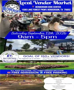 Local Vendors Market 09/12/26