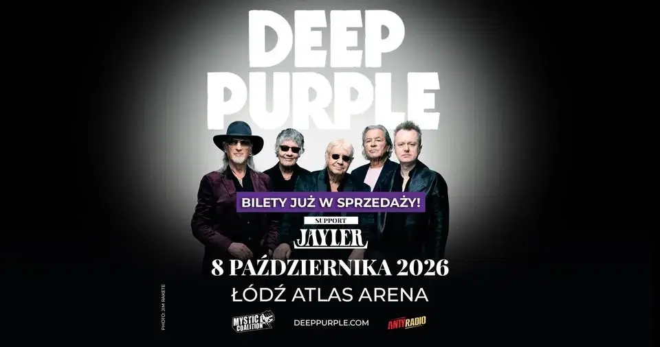 Deep Purple + Jayler / 8 X 2026 / Łódź