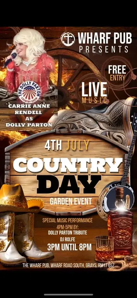 Country garden party at the Wharf