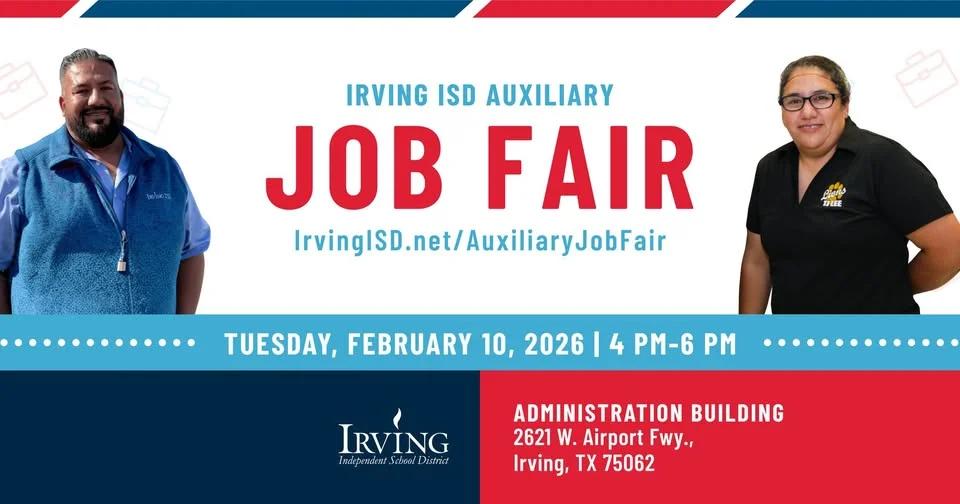 Irving ISD Auxiliary Job Fair