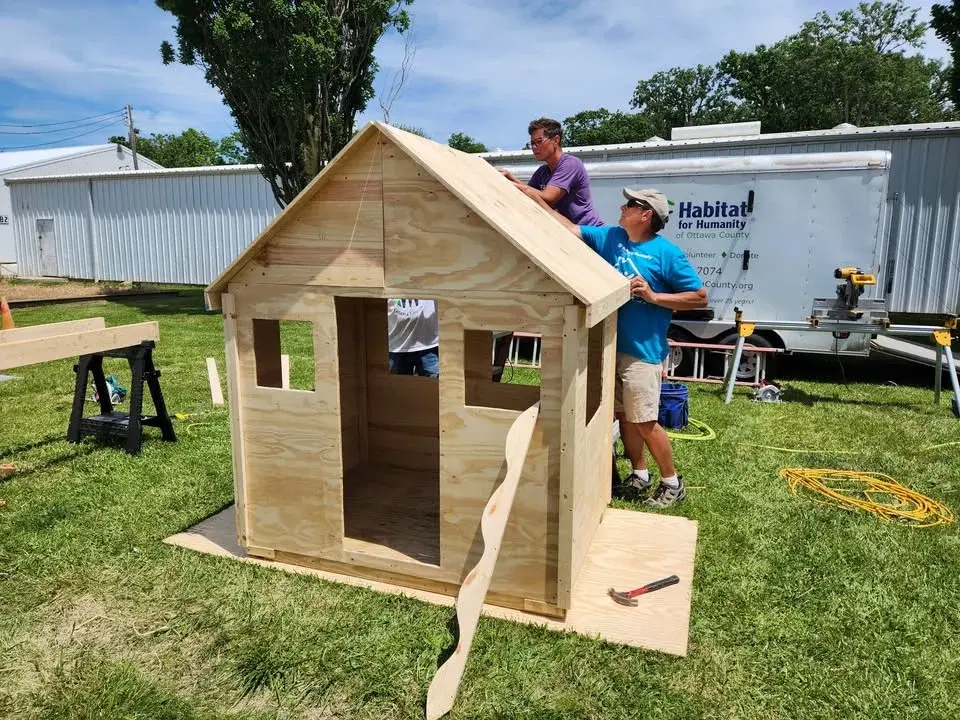 2nd Playhouse Build Day - Habitat for Humanity of Ottawa County