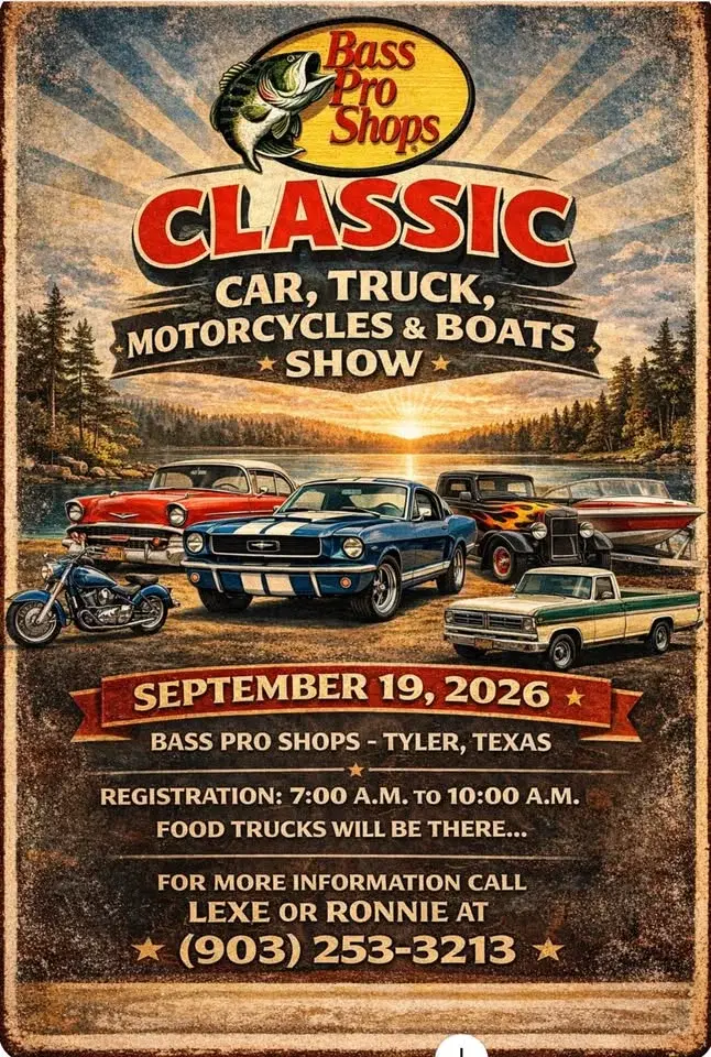 Bass Pro Tyler Car Show