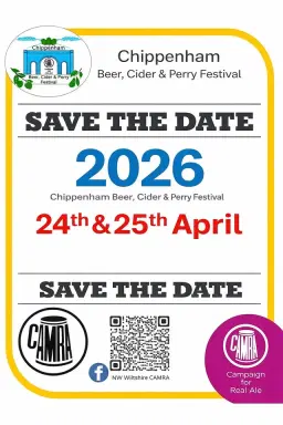 33rd Chippenham CAMRA Beer, Cider and Perry Festival 2026