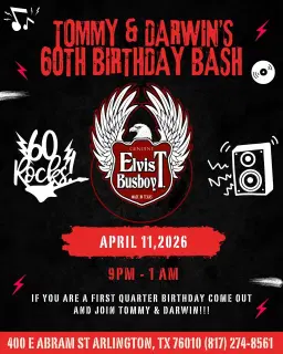 Tommy and Darwin’s Birthday Celebration