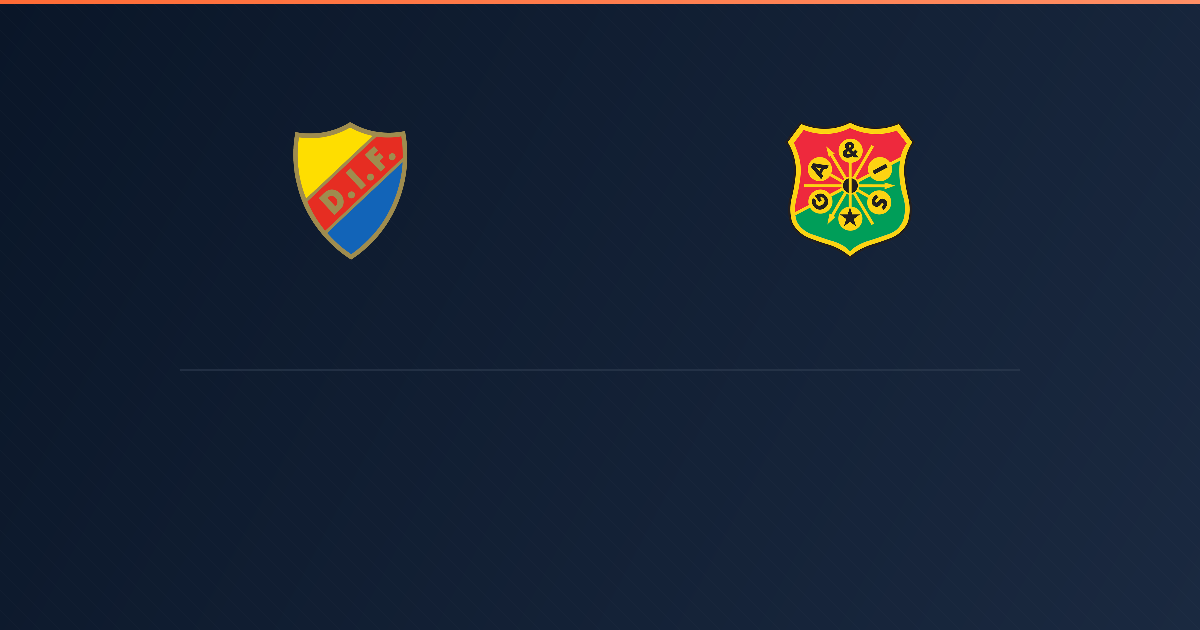 Djurgården vs GAIS