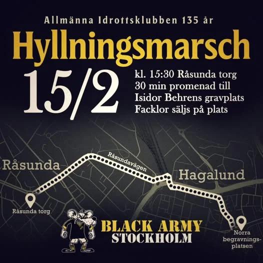 Hyllningsmarsch AIK 135 år