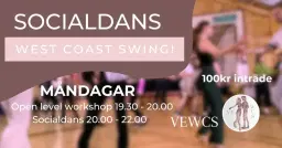 WCS - Socialdans Måndagar - 20/4 Uppsala