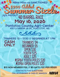 Summer Sizzle Barrel Race 🔥🦀