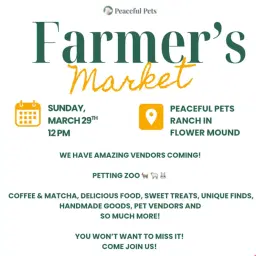 Peaceful Pets Farmer's Market 🌿🥕🍓🌽🧺