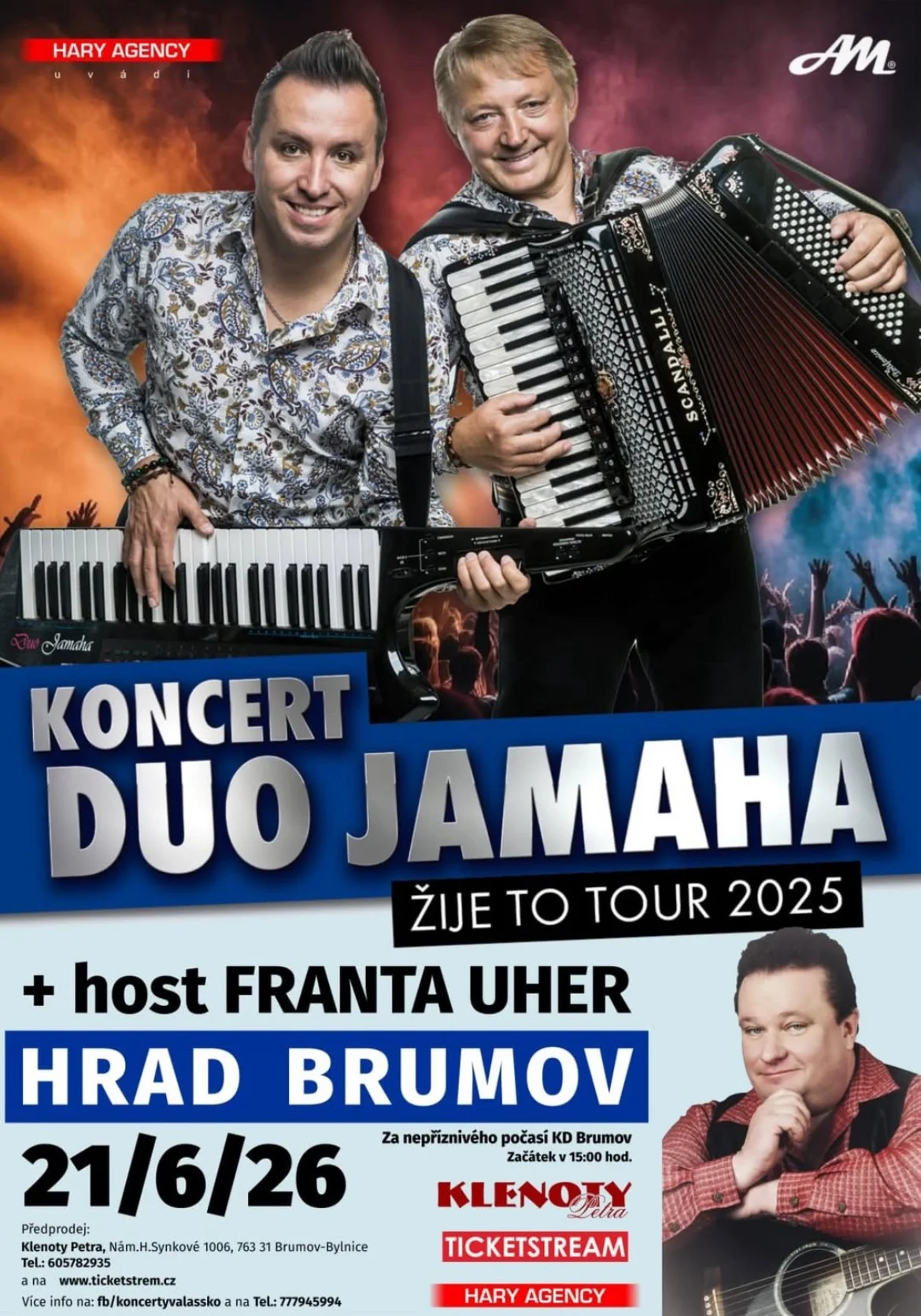 Brumov-Bylnice DUO JAMAHA & hosť Franta Uher