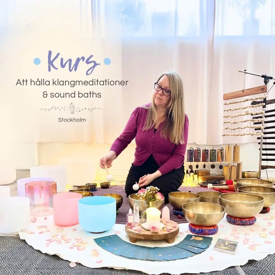 Kurs: Att hålla klangmeditationer & sound baths FULLBOKAD