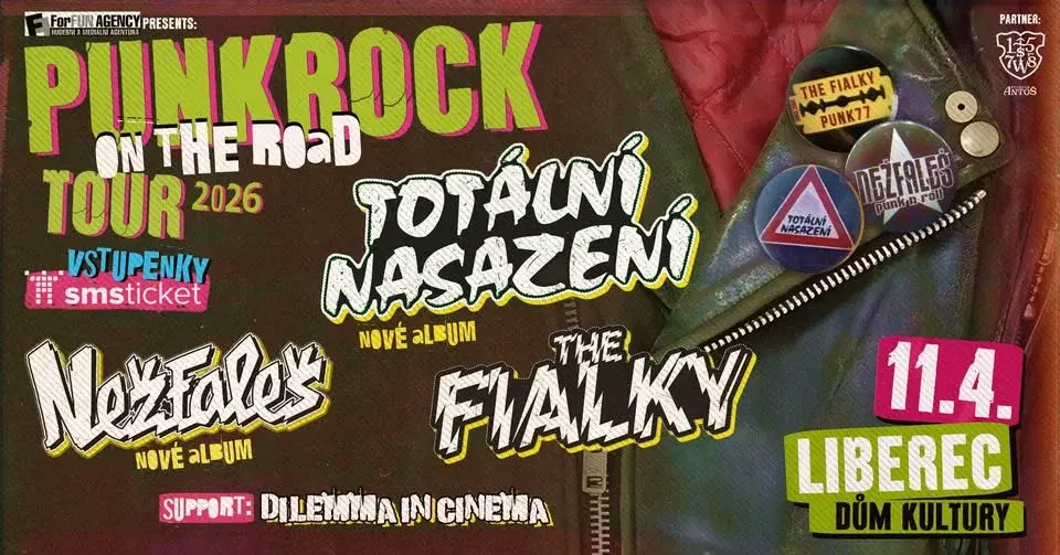 TOTÁLNÍ NASAZENÍ / THE FIALKY / NEŽFALEŠ – PUNKROCK ON THE ROAD / LIBEREC