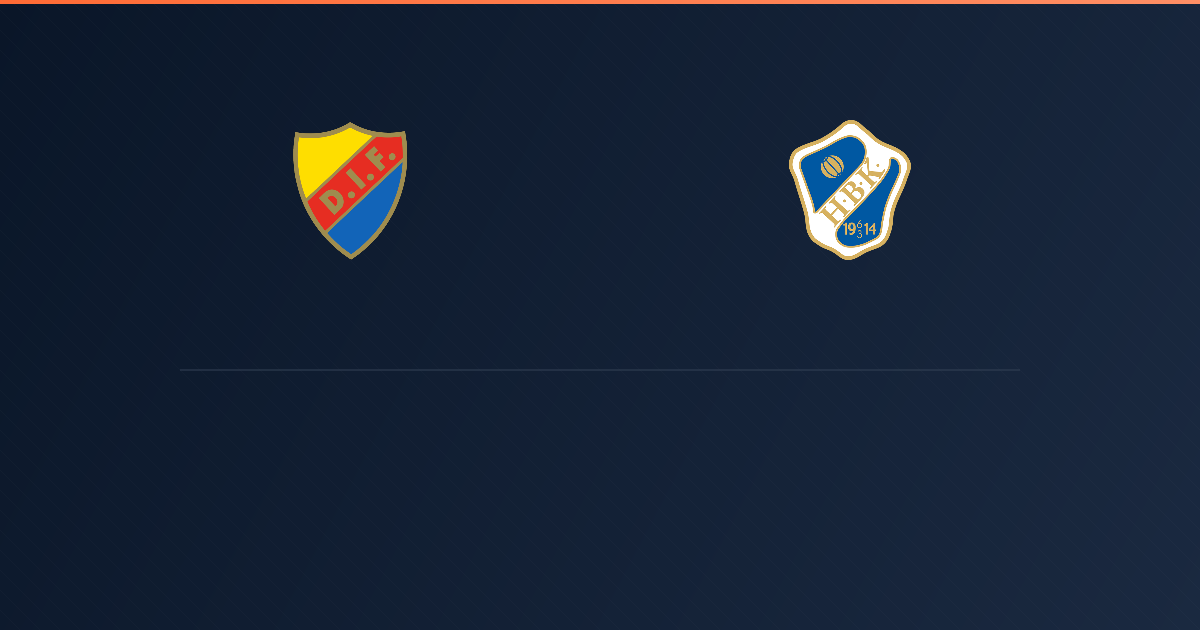 Djurgården vs Halmstad