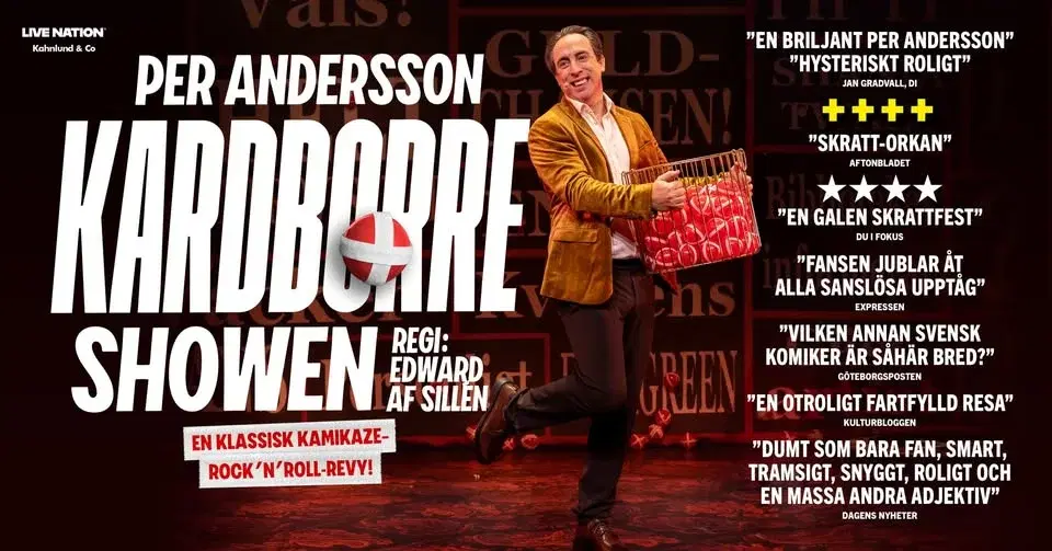 Per Andersson: Kardborreshowen | Hjalmar Bergman Teatern, Örebro