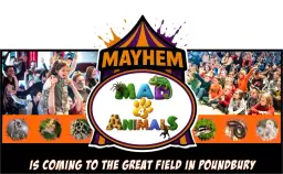 Mayhem of Mad4Animals the Great Field Poundbury