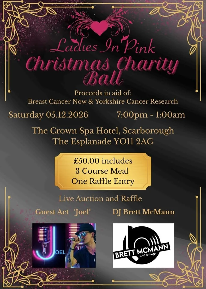 Ladies in Pink Christmas charity ball