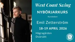 Nybörjarkurs i West Coast Swing med Emil Zetterström