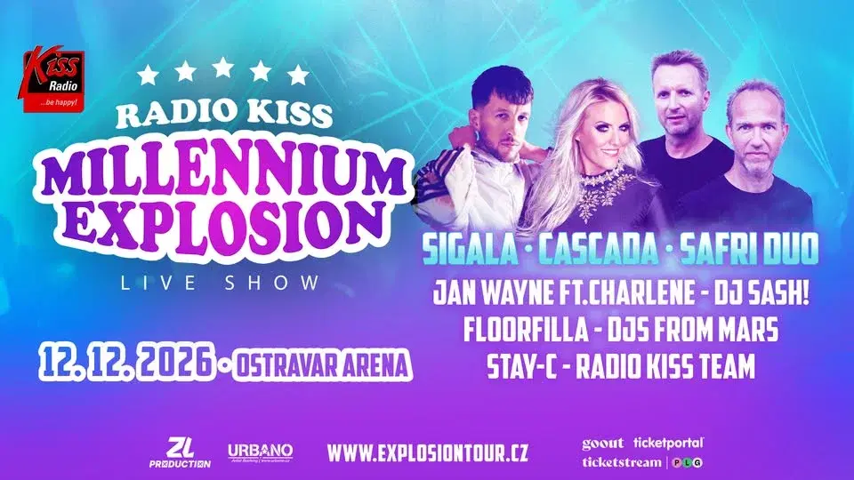 Radio Kiss Millennium Explosion 2026 | Ostrava
