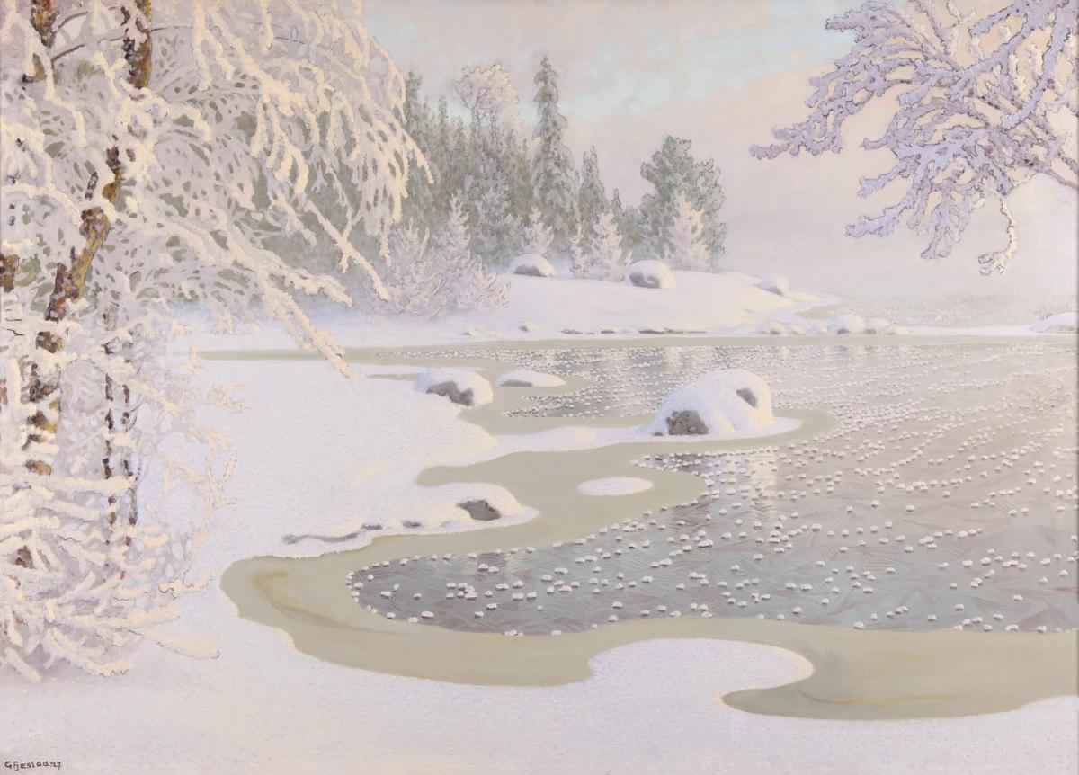 Frostiga Vintern - En Konstutställning av Liljefors & Zorn Med Flera