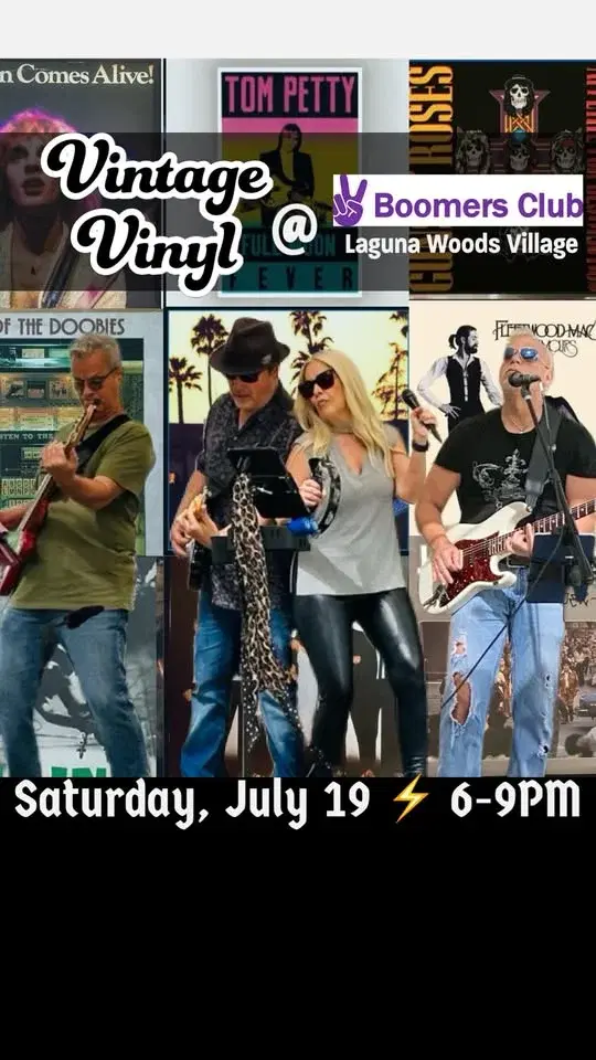 Vintage Vinyl @ The Boomers Club - Laguna Woods