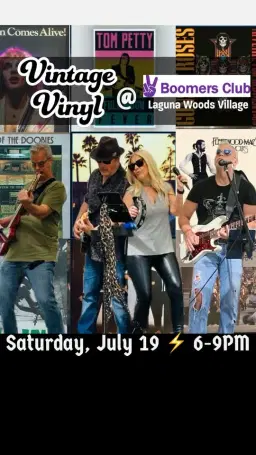 Vintage Vinyl @ The Boomers Club - Laguna Woods