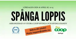 Spånga Loppis 18 april