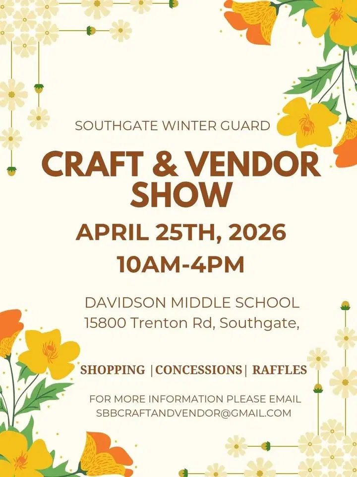 Southgate Winter Guard Spring Craft and Vendor Show