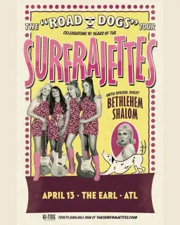 The Surfrajettes w/ Bethlehem Shalom at The EARL