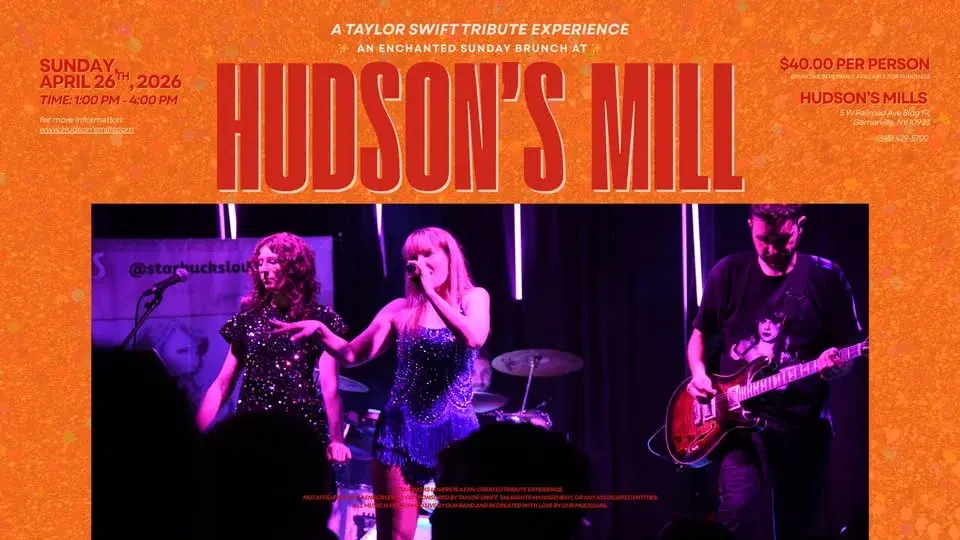 ✨ Join us for a Taylor Swift–themed Sunday Brunch at Hudson’s Mill! ✨