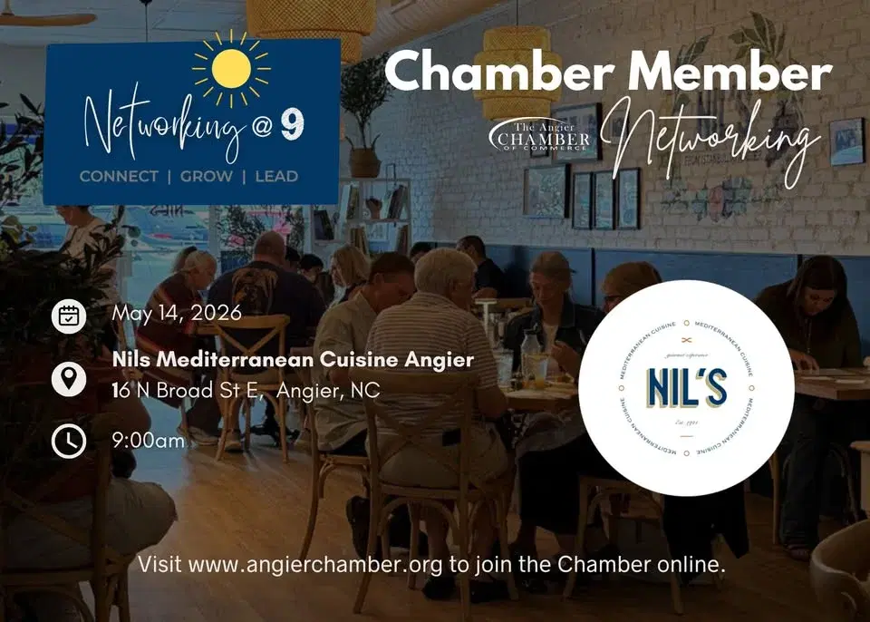Networking @ 9 hosted by Nils Mediterranean Cuisine Angier